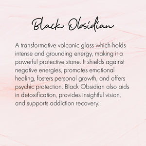 Tower - Banded Black Obsidian