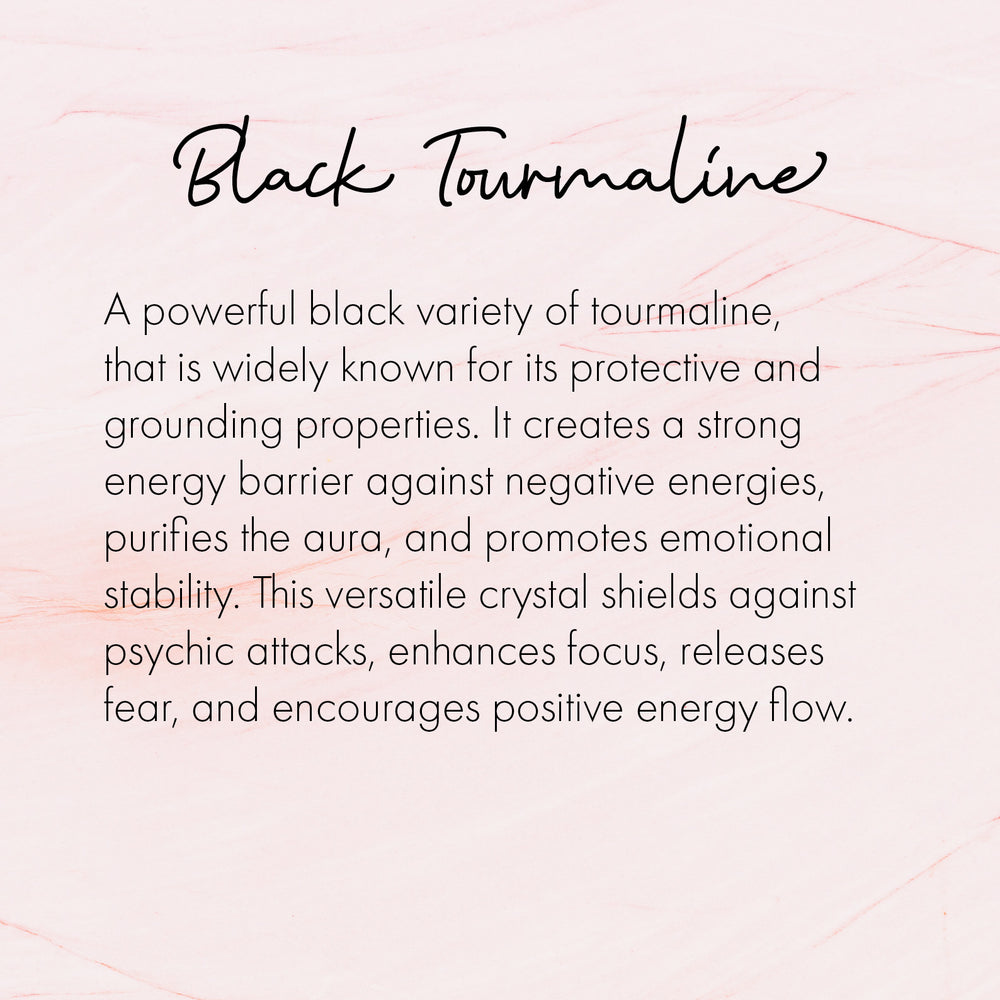 Natural Raw Stone - Black Tourmaline