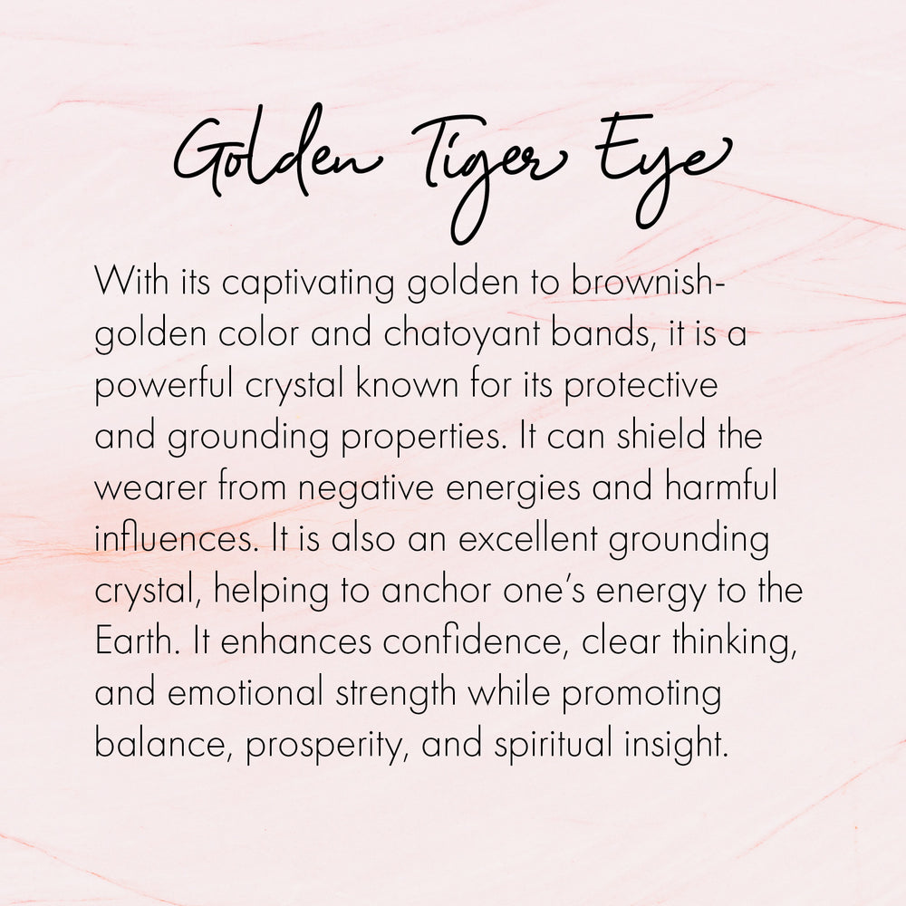 Natural Raw Stone - Golden Tiger Eye