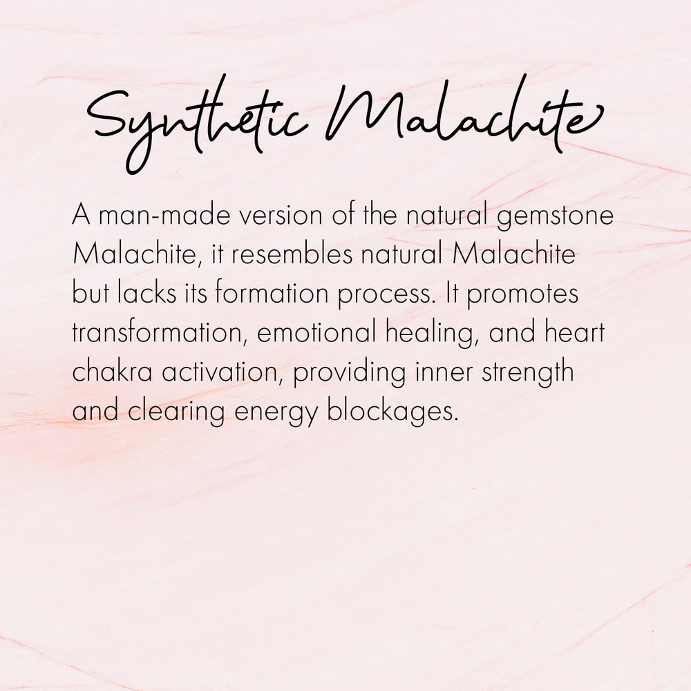 Heart - Synthetic Malachite