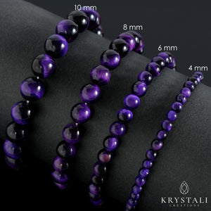 Purple Tiger Eye Bracelet