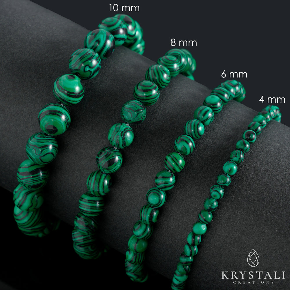 Synthetic Malachite Bracelet