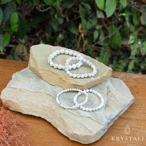 White Howlite Bracelet