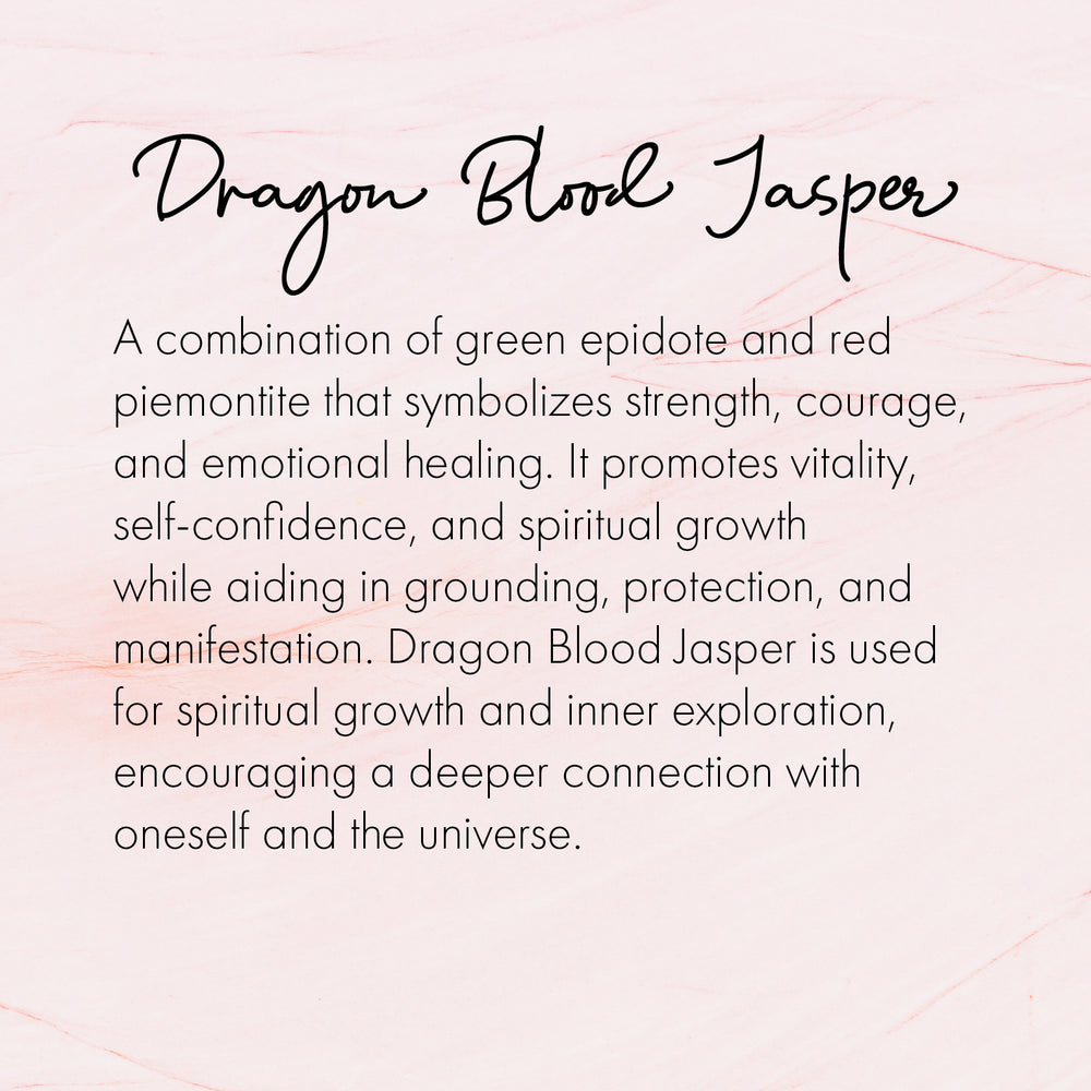 Dragon Blood Jasper Bracelet