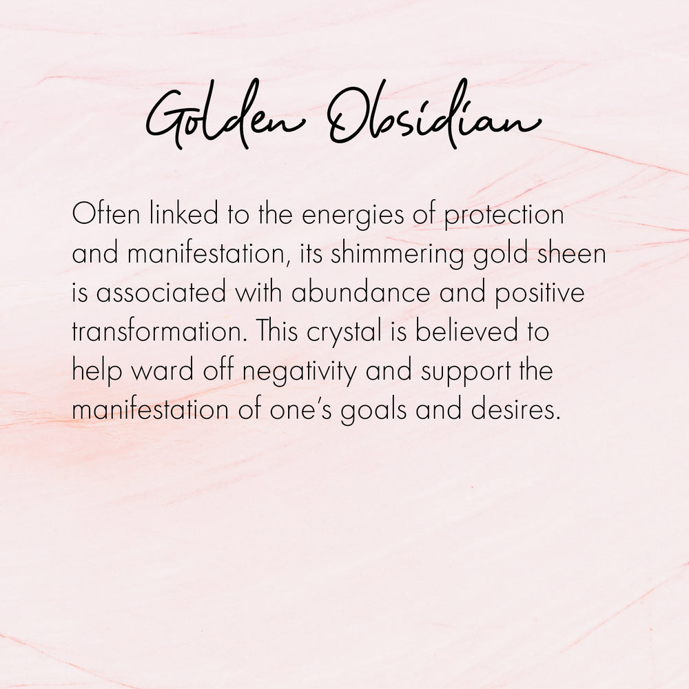 Golden Obsidian Bracelet