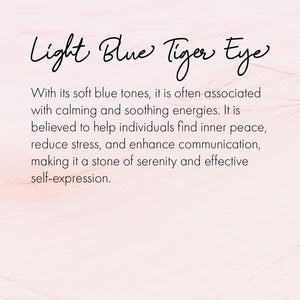 Light Blue Tiger Eye Bracelet