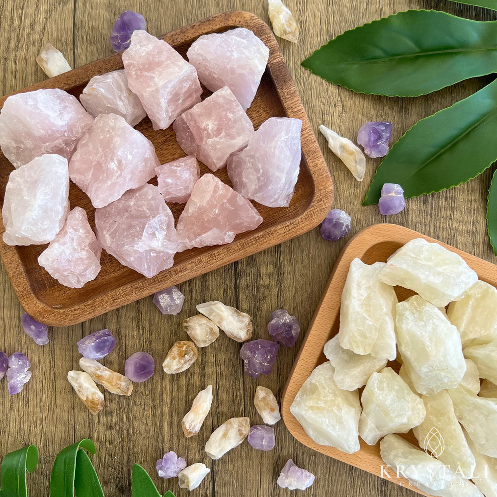 Natural Raw Stone - Rose Quartz