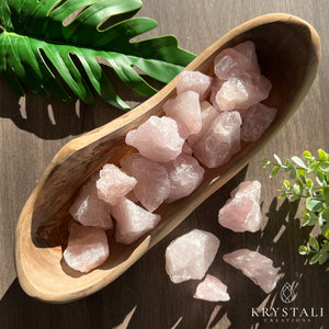 Natural Raw Stone - Rose Quartz