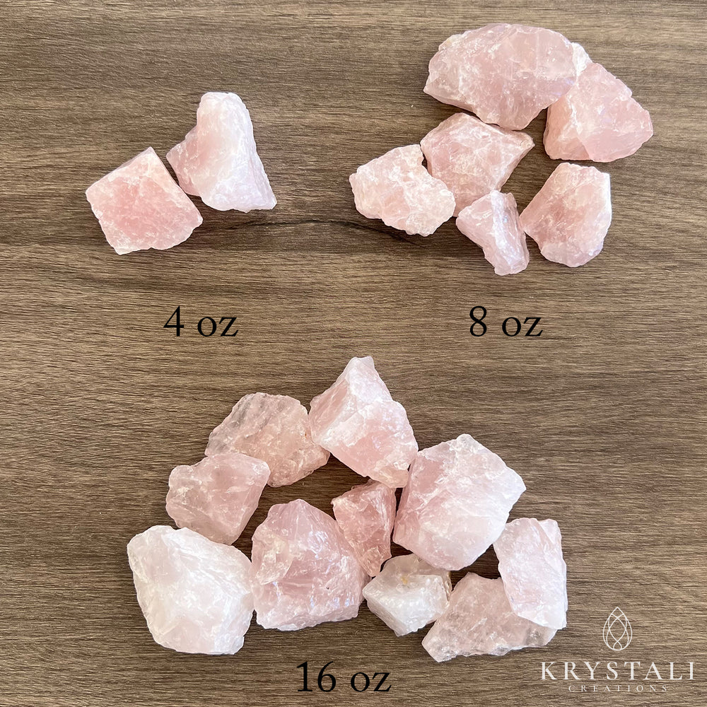 Natural Raw Stone - Rose Quartz