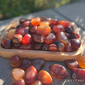 Tumbled - Red Stripe Agate