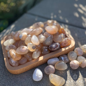 Tumbled - Cherry Blossom Agate