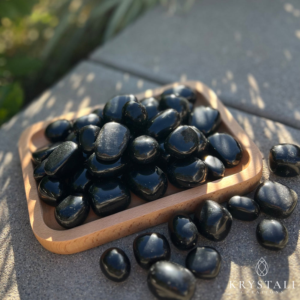 Tumbled - Black Obsidian