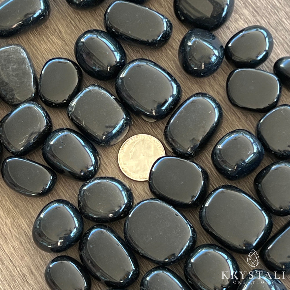 Tumbled - Black Obsidian