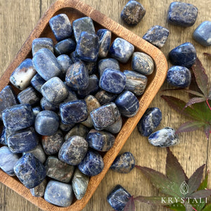 Tumbled - Blue Stripe Sodalite