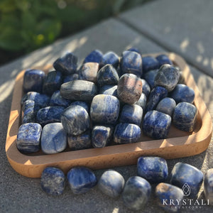 Tumbled - Blue Stripe Sodalite