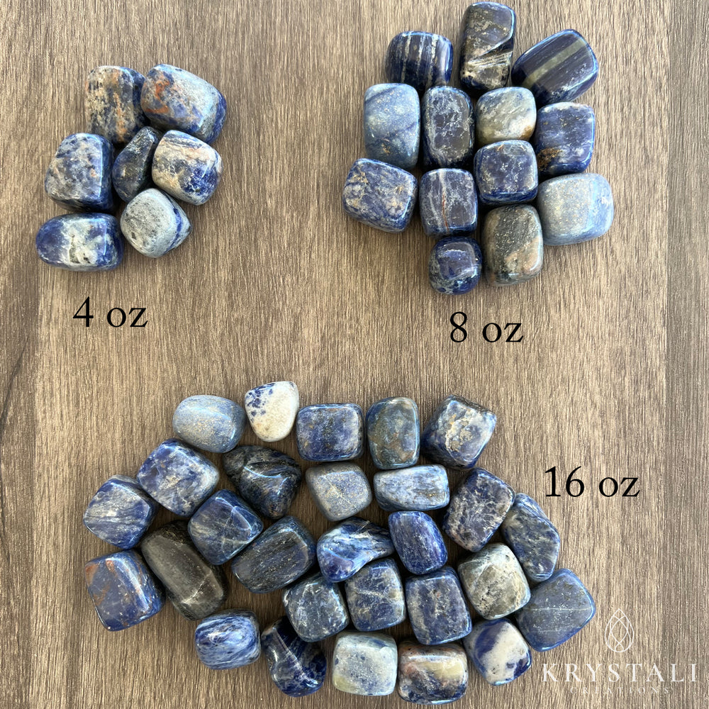 Tumbled - Blue Stripe Sodalite