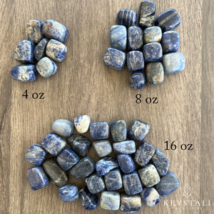 Tumbled - Blue Stripe Sodalite