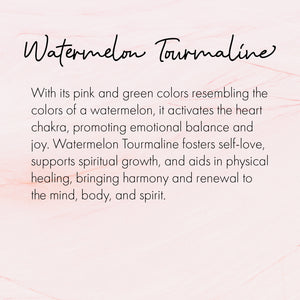 Watermelon Tourmaline Bracelet