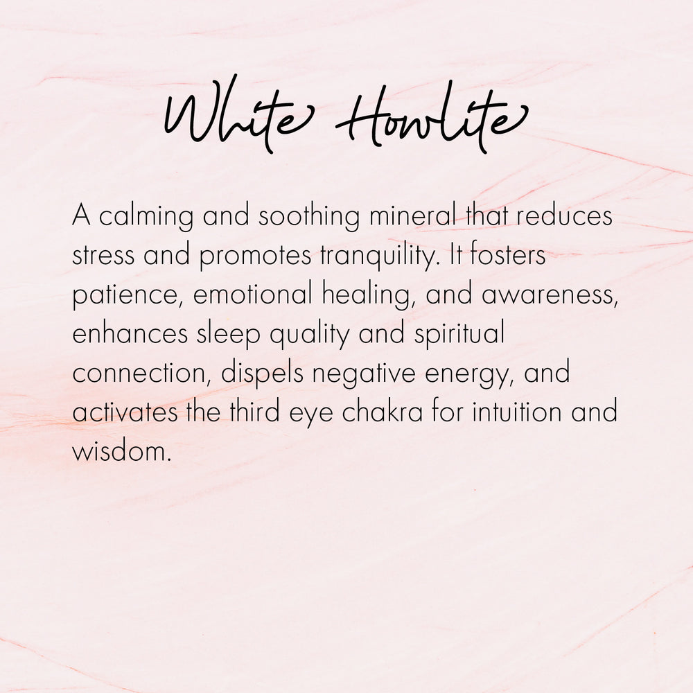Worry Stone - White Howlite