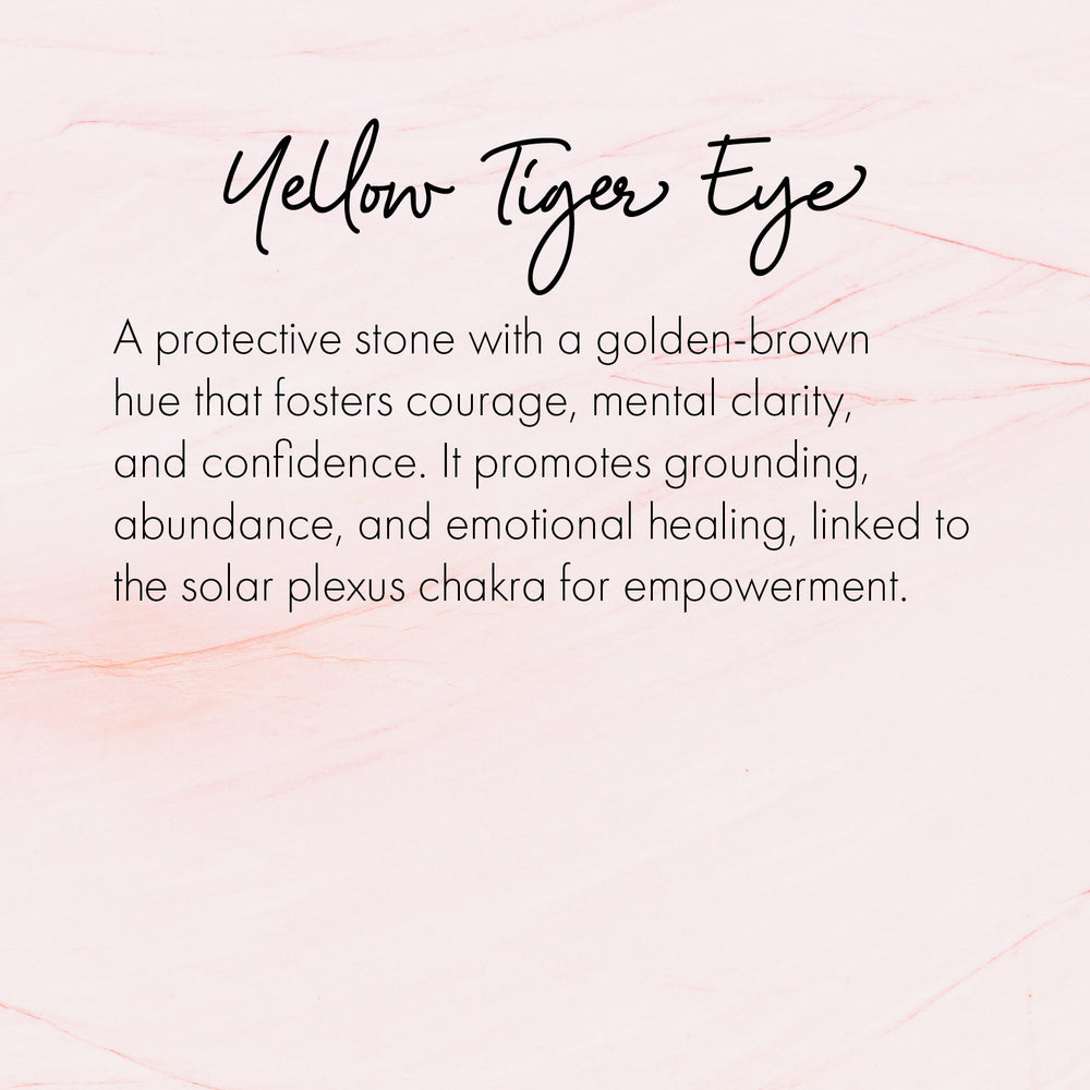 Heart - Yellow Tiger Eye